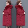 Plus Size 6XL Winter Jacket Female Down Cotton Padded Clothes Women Casual Slim Parka Middle-aged Coat Overcoats V1011