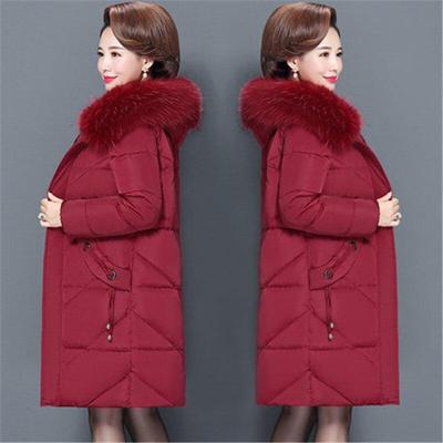 Plus Größe 6XL Winter Jacke Weibliche Unten Baumwolle Gepolsterte Kleidung Frauen Beiläufige Dünne Parka Mantel Mittleren Alters Mäntel V1011