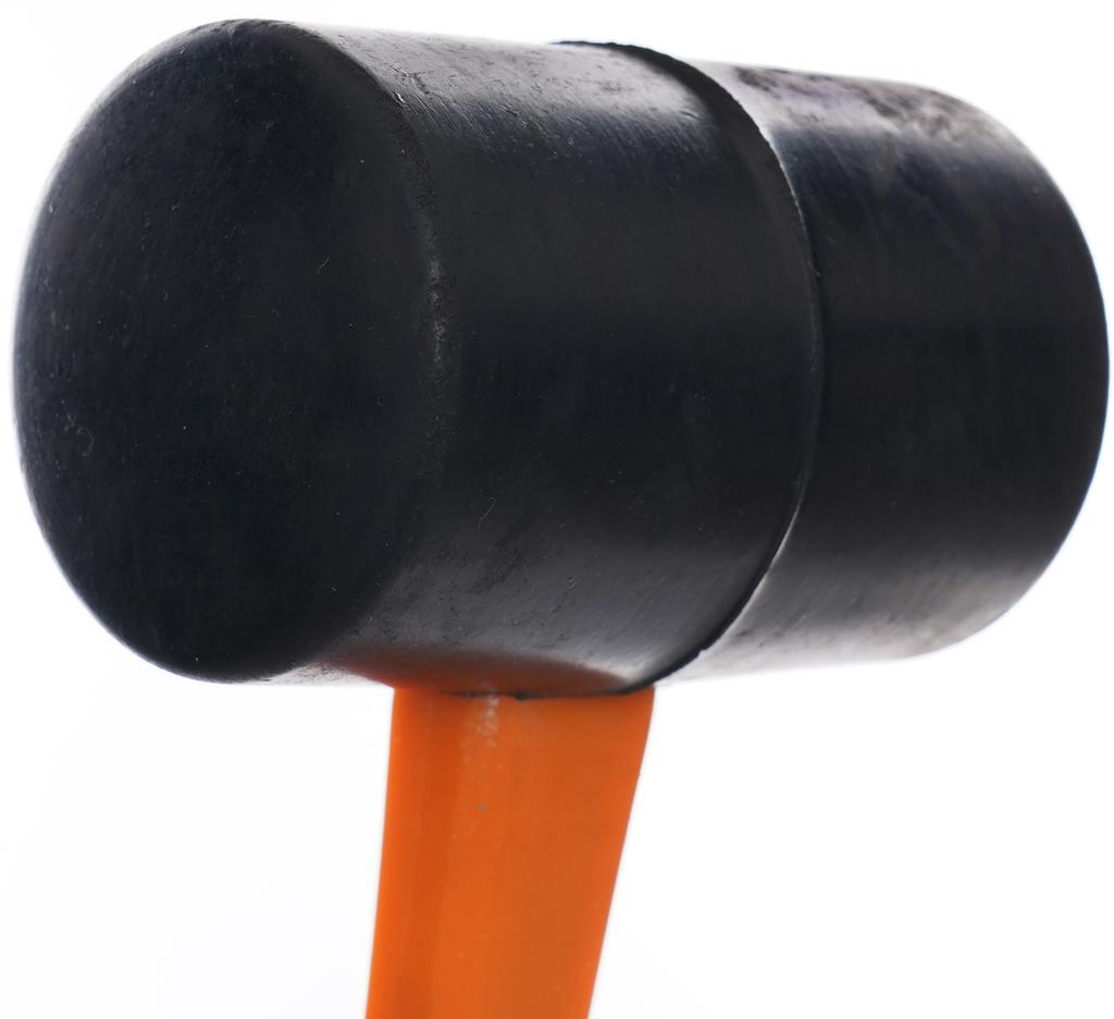 Rubber Hammer with Fiberglass Handle 12 Oz KD902