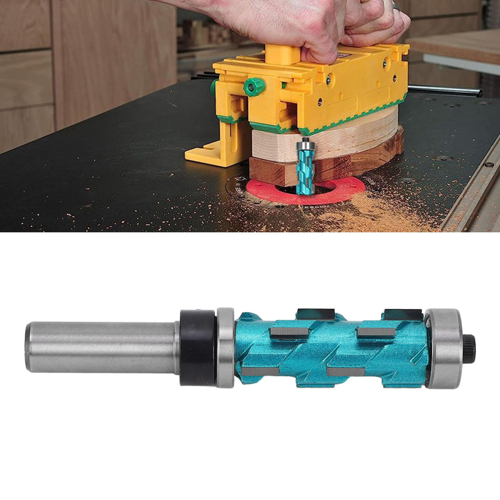 

Flush Trim Router Bit 1/2 Inch Shank 43mm Cutting Length 19mm Cutting Diameter Double Bearing Spiral Trimmer Flush Trimming Bit 1PCS
