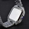2025 NIRICHA Quartz Casual Steel Band Full Diamond Watch