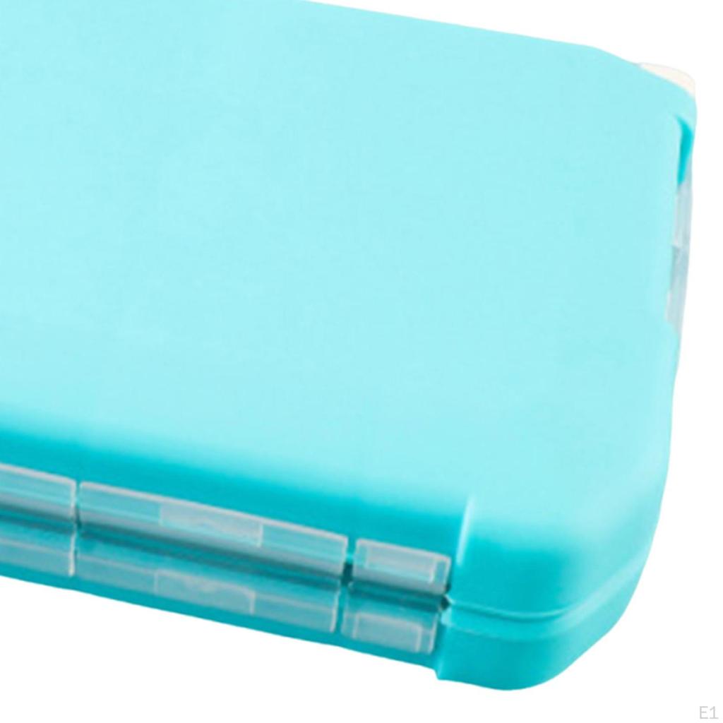 Fishing Tackle Box Accessories Container Hard Case Organizer Compact Double Layer Lures with