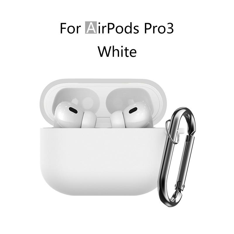 Silicone Case For AirPods Pro 3 Transparent Soft TPU Earphone Shockproof Protective Case Cover For AirPods Pro 3 Earbuds Shell