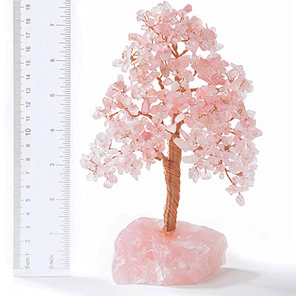 Crystal Stone Money Tree Home Decor With Copper Wire Base Imitation Appearance Crystal Stone Tree