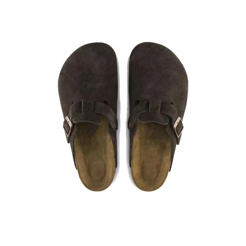 Birkenstock Boston Unisex Lightweight Versatile Clogs Brown Narrow Fit 0660463