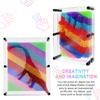 Hsxfl Classic 3D Pin Art Board Toy Sculpture - 8in X 6in Large Size 3D Pin Art Toys for Kids Boys Girls, Sensory Toys Birthday Gifts Fidget Toy