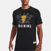 Under Armour Black Adam Graphic 2 American Vintage Letter Print Crew Neck Short Sleeve T-Shirt Men Tops 1377758-001