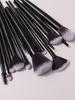 14pcs Black Makeup Brushes Set Eye Shadow Powder Foundation Concealer Cosmetic Brush Makeup Blending Beauty Tools