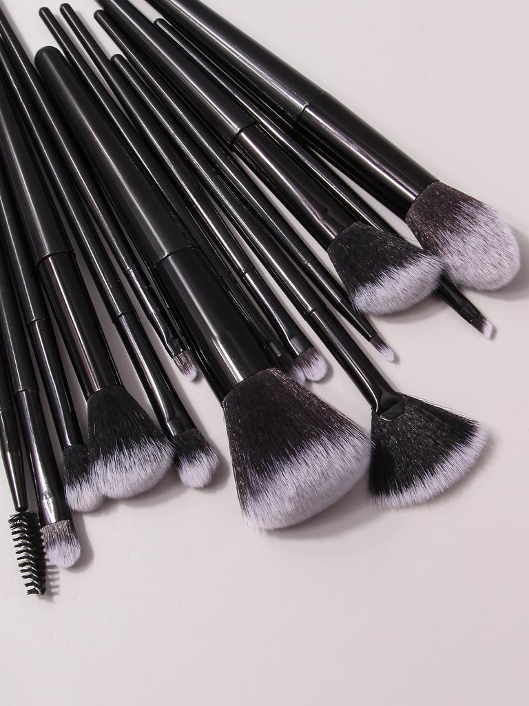 14pcs Black Makeup Brushes Set Eye Shadow Powder Foundation Concealer Cosmetic Brush Makeup Blending Beauty Tools