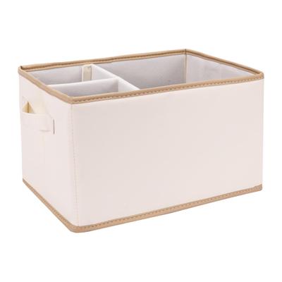 Car Trunk Storage Box Foldable Car Organizer Box Space-Saving Foldable Leather Bin No Lid Holder For Van Truck Driver Groceries