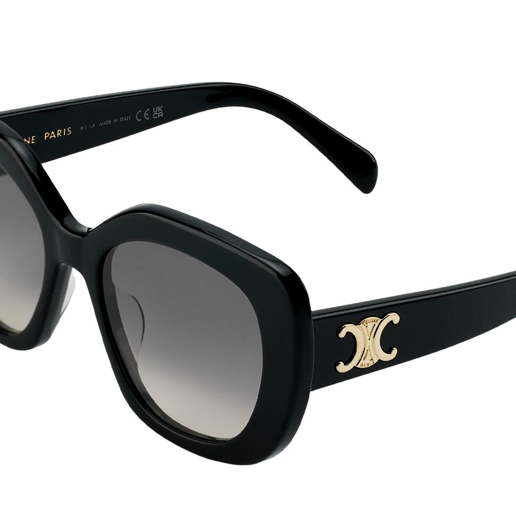 Celine Logo Square Sunglasses Women Sunglasses Black CL40226U5.
