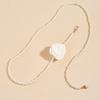 Elegant Pearl Simulated And Rose Decoration Women Casual Waist Chain Daily For