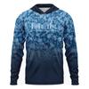 HUK Fishing Long-sleeved UPF50 Hooded Sun-protection Anti-ultraviolet T-shirt Breathable Men's Clothes Top