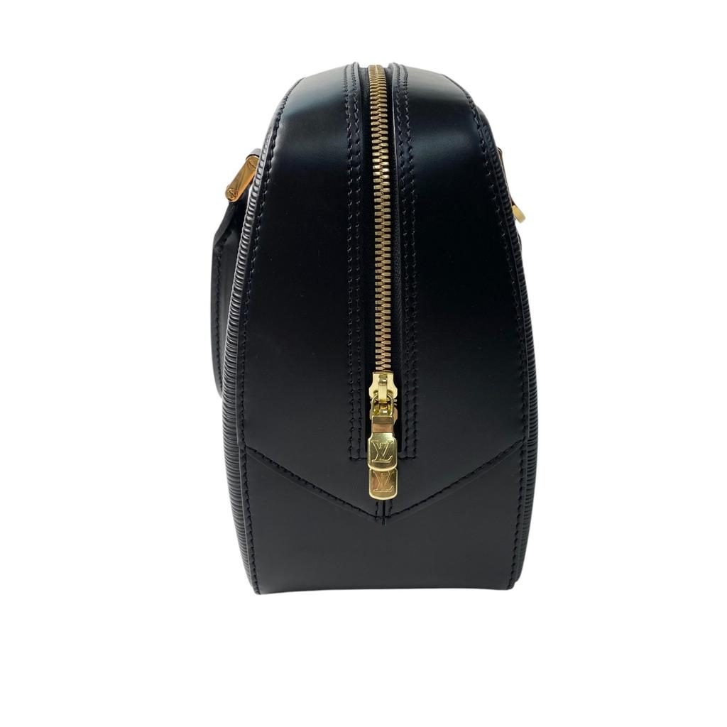 Used LOUIS VUITTONHandbag Black Leather Women