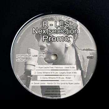 

12inch Record RYAN LESLIE - Nextselection Promo NEXTPROM001 Casablanca 2006 US Rap & Hip-Hop/R&B Used