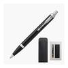 PARKER IM Ballpoint Pen, Matte Black CT, Medium Point, Oil-Based Ink, Pen Pouch Gift Box Set, Official Product 2143442Z V1d, Royal Warrant Holder,
