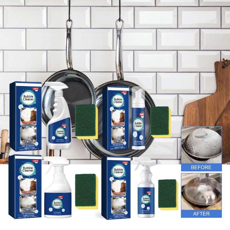 Kitchen Oil Cleaner for Household Bubble Cleaner Home Kitchen Cleaning Foam Spray Housework Multiuse Cleaner 100ml/150ml