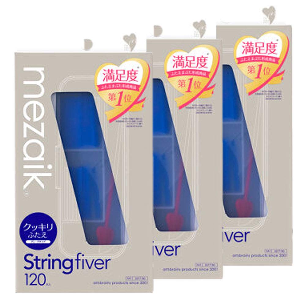 

Arts Brains Mezaik String Fiber 120 Deep Type x 3 шт. набор Лента для век mezaik String fiver 120 шт. [Распродажа набора] (120 штук) (x 3)
