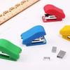 STONEGO Mini Stapler Set Portable Office Supplies Cute Stapler with 50 Staples 0.9cm for A4 Paper Random Color