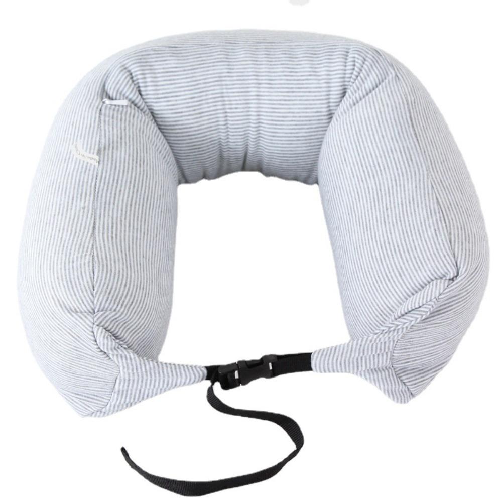 Japanese Style Sleep Neck Support U Shaped Bendable Roll Pillow Portable Nap Pillow  Lumbar