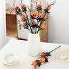 Halloween Dekorationen Künstliche Kürbis Ahornblatt Blumige Stiele Äste Dekoration für Zuhause Party Vase Arrangement Dekor