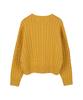 UCLA Unisex Round Neck Cable Knit [Yellow](Uzalk8A_75)