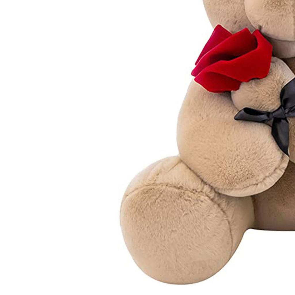 Urso de pelúcia gigante animais de pelúcia com rosa macio urso de pelúcia boneca dia dos namorados presentes de aniversário para crianças namorada brinquedo de pelúcia