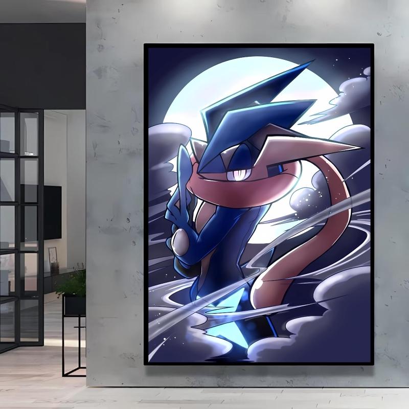 Classic Anime Character Pictures Pokemon Arceus Canvas Painting Wall Art Poster Home Children's Bedroom Decor Friends Gifts