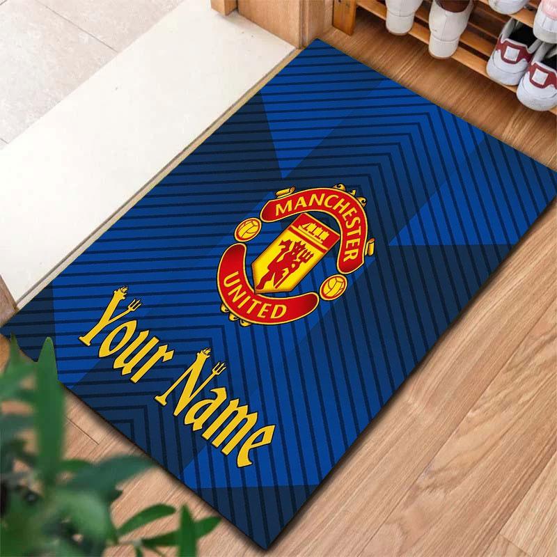 Manchester United F Custom Name Carpet Rug for Living Room Bedroom Home Sofa Decoration,Kids play Non-slip Floor Mat