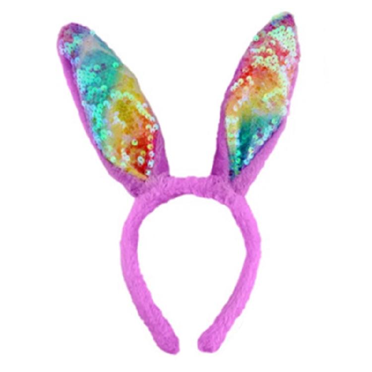 Easter Party Sequins Rabbits Ear Hairband Colorful Cute Teen Role Play Hairband