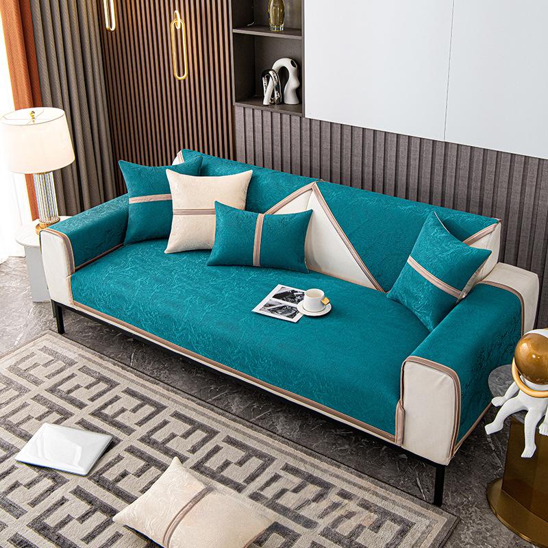 Chenille Sofa Cushion Four Seasons Universal Three Seats One Imperial Concubine Sofa Cover Cover Cloth High Sense