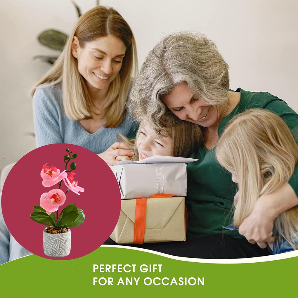 Artificial Orchid Flowers Potted Flowers Artificial Flowers Artificial Phalaenopsis Artificial