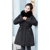 Plush Parker Down Jacket for Women, New Winter Thickened Cotton Coat for Small People, Workwear Cotton Jacket