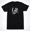 Korn Vintage Scratch Logo T-Shirt Black Nu Metal Band Graphic Unisex Tee