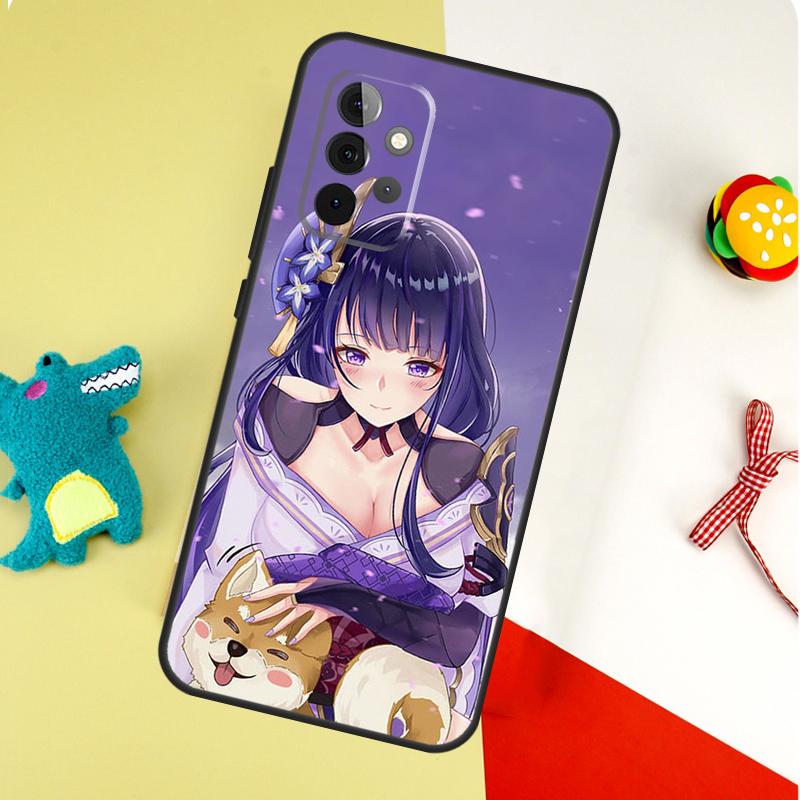 Baal Genshin Impact Game For Samsung Galaxy A54 A34 A14 A55 A35 A15 A53 A33 A13 A05 A06 A16 A22 A32 A52 Phone Case