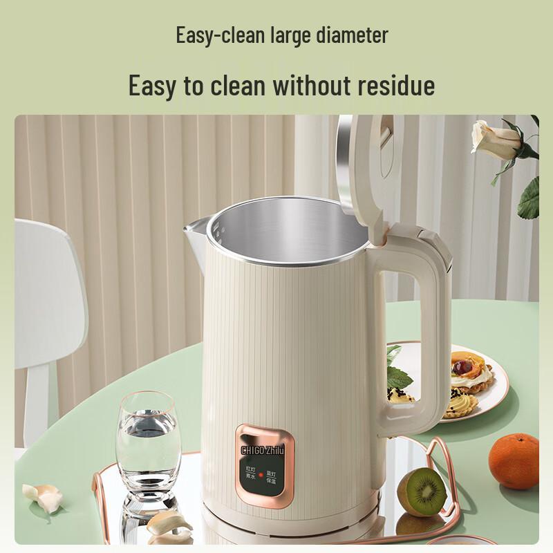 CHIGO 1.8L Double-Wall Electric Kettle