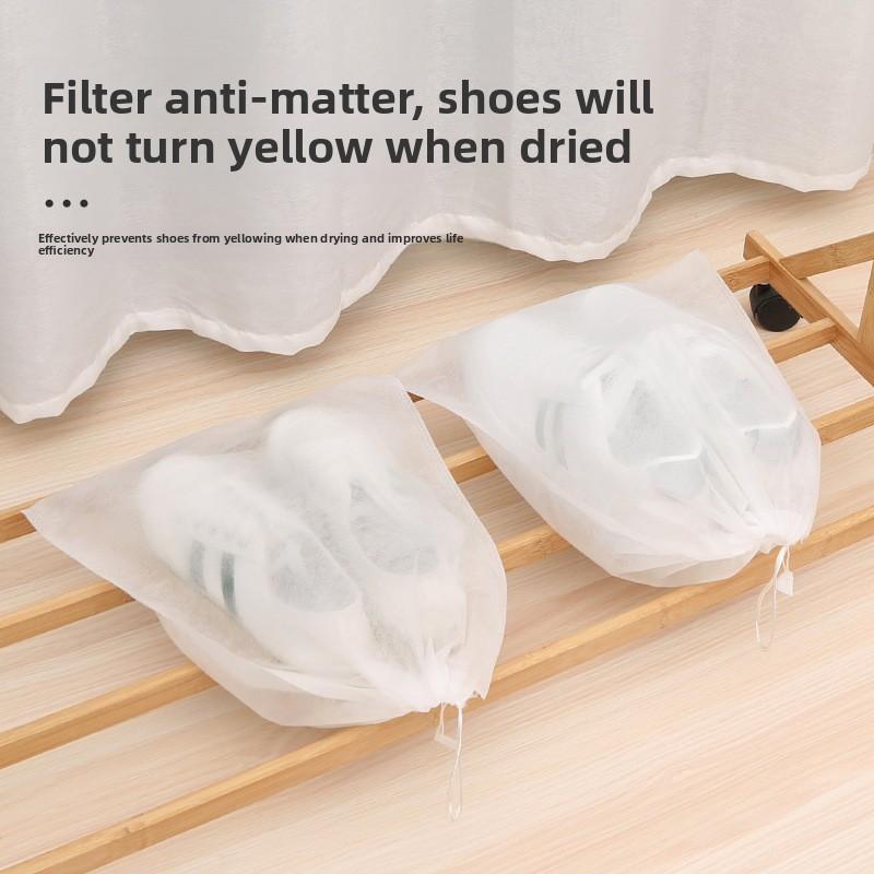 Anti-yellow Bag Shoe Storage Bag, Shoe Cover, Non-woven Fabric Moisture-proof Shoe Bag, Disposable Dust-proof Shoe Cover for White Shoes