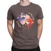 Genshin Impact Chibi Kaeya And Diluc T Shirts Men Anime Game Novelty Tee Shirt Crew