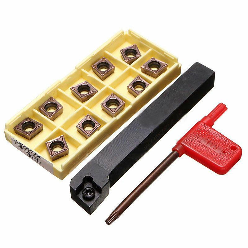 Buy SCLCR1212H09 Holder Bracket Lathe Tool Cutter With 10pcs CCMT09T304