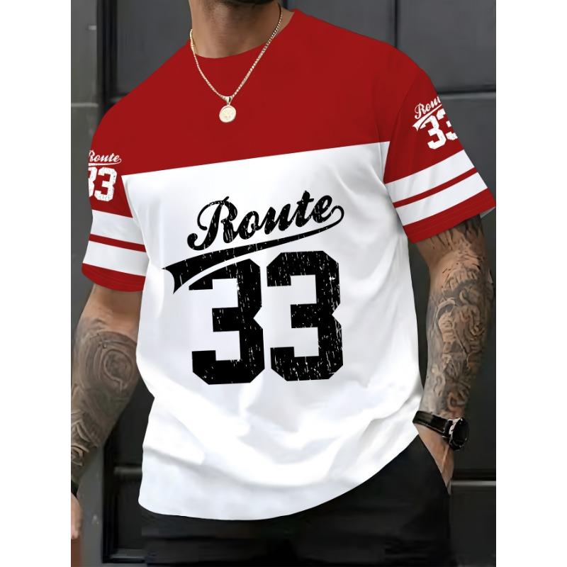 Summer 3D Digital Printing Plus Size Los Angeles Word Letter Pattern Number 33 Pattern Print XXS