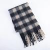 Christmas atmosphere New Year's red plaid scarf Women's winter versatile thickened senior sense Student warm scarf