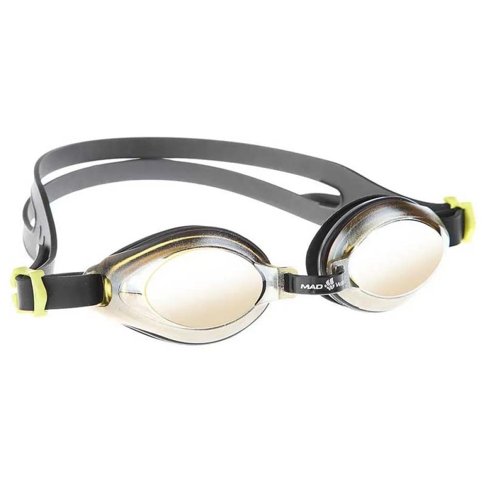 Madwave Children's Swimming Goggles Junior Mirror Aqua