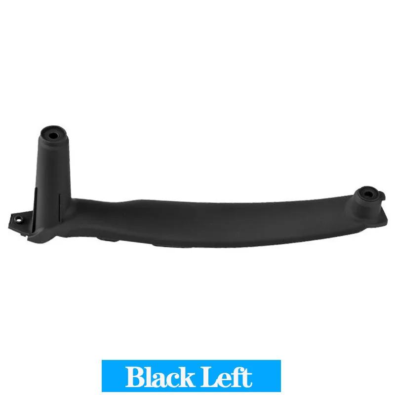 Car Interior Left Right Door Pull Handle ide Cover Panel Trim Armrest Replacement Bracket For BMW X5 X6 E70 E71 E72 2007-2013 Black Left