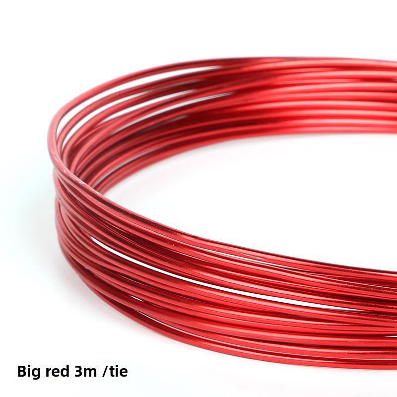Colored Oxidized Aluminum Wire (1mm-2.5mm) for DIY Crafts & Bicycle Ornaments