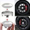 4 Stück 56mm Aluminium Auto Logo Felgenmitdeckel Radkappen Aufkleber für M F10 F20 F30 F40 F15 F25 F26 F31 F49 E62 E83 E84