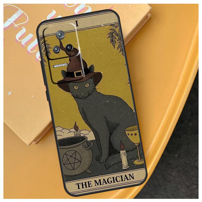 Moon Tarot Witch Cat Funda For Xiaomi 17 Pro Max 14 15 Ultra 13T 14T 15T POCO X7 X5 X6 Pro F5 F6 F7 F8 Ultra Case
