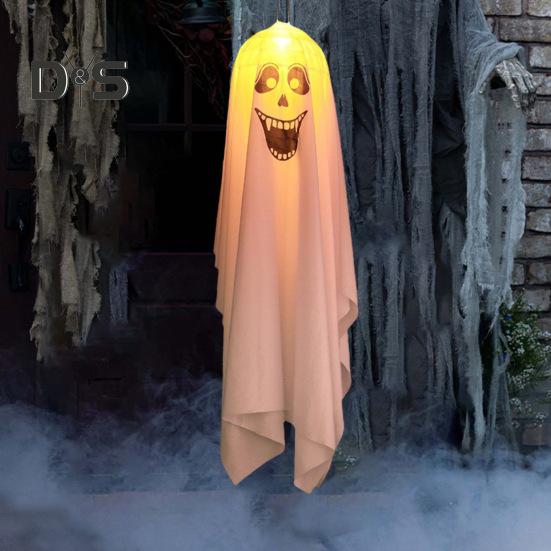 Halloween Ghost Decorations Outdoor Glowing Ghost Decoration Spooky Haunted House Ghost Prop Halloween Yard Decor