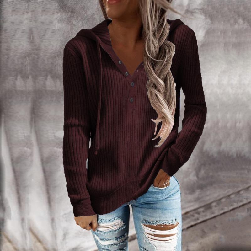BITCED Women's Fashion Casual Solid Color Print Long Sleeve Hooded Hoodies & Sweatshirts Unique Design