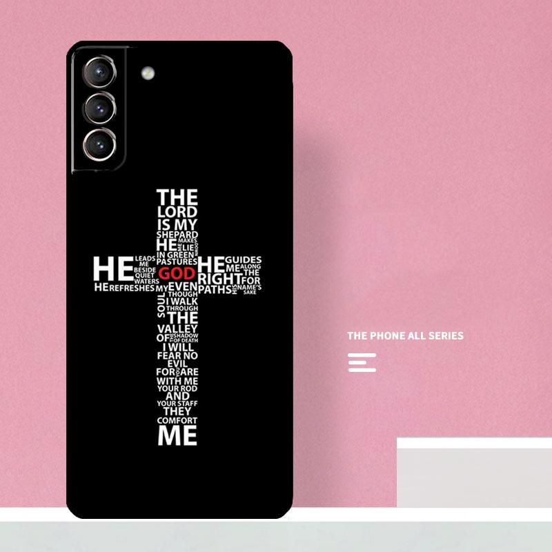 Jesus Christ Cross Phone Case For Samsung Galaxy S26 S23 Ultra S20 S21 S22 S24 S25 Plus S10 S25 FE Cover Coque
