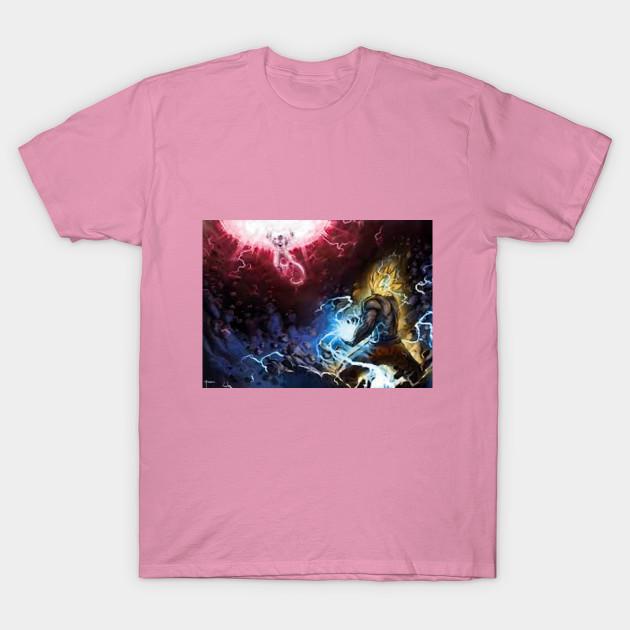 T Shirt Women Goku Vs Frieza Harajuku Print Kawaii Tshirt Summer Short Sleeve Female T-Shirt Top Tee